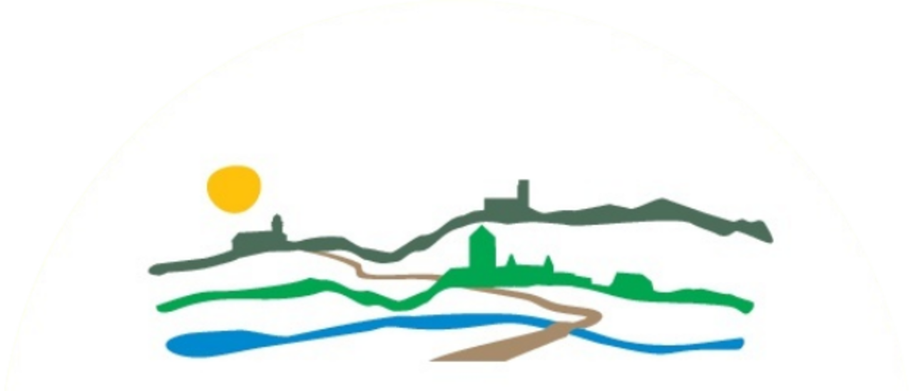 Bunte, stilisierte Horizonte des Remigiuslandes